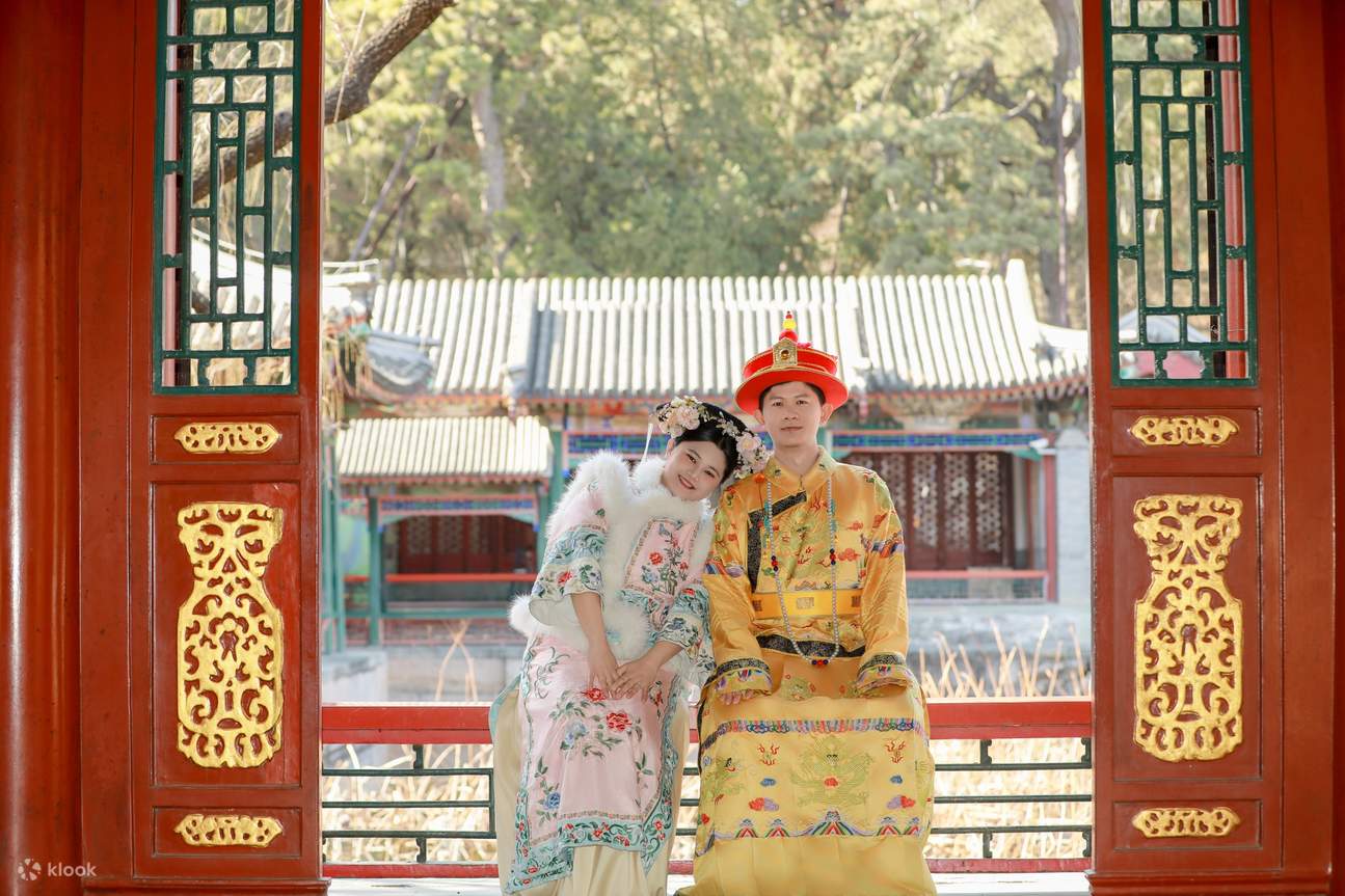 베이징 시대극 체험 촬영 [의상 선택 + 정교한 메이크업 + 전문 사진작가 촬영]